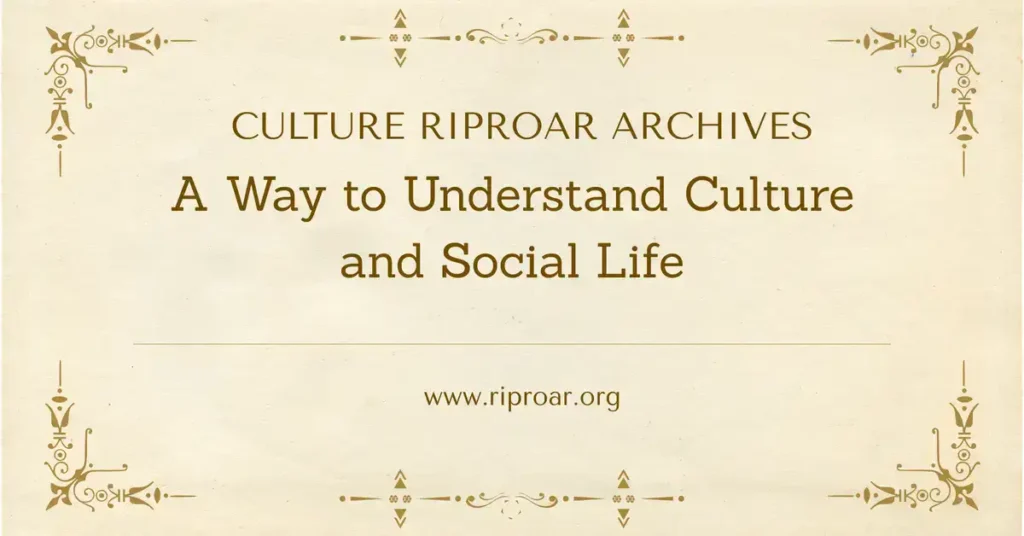 culture riproar archives